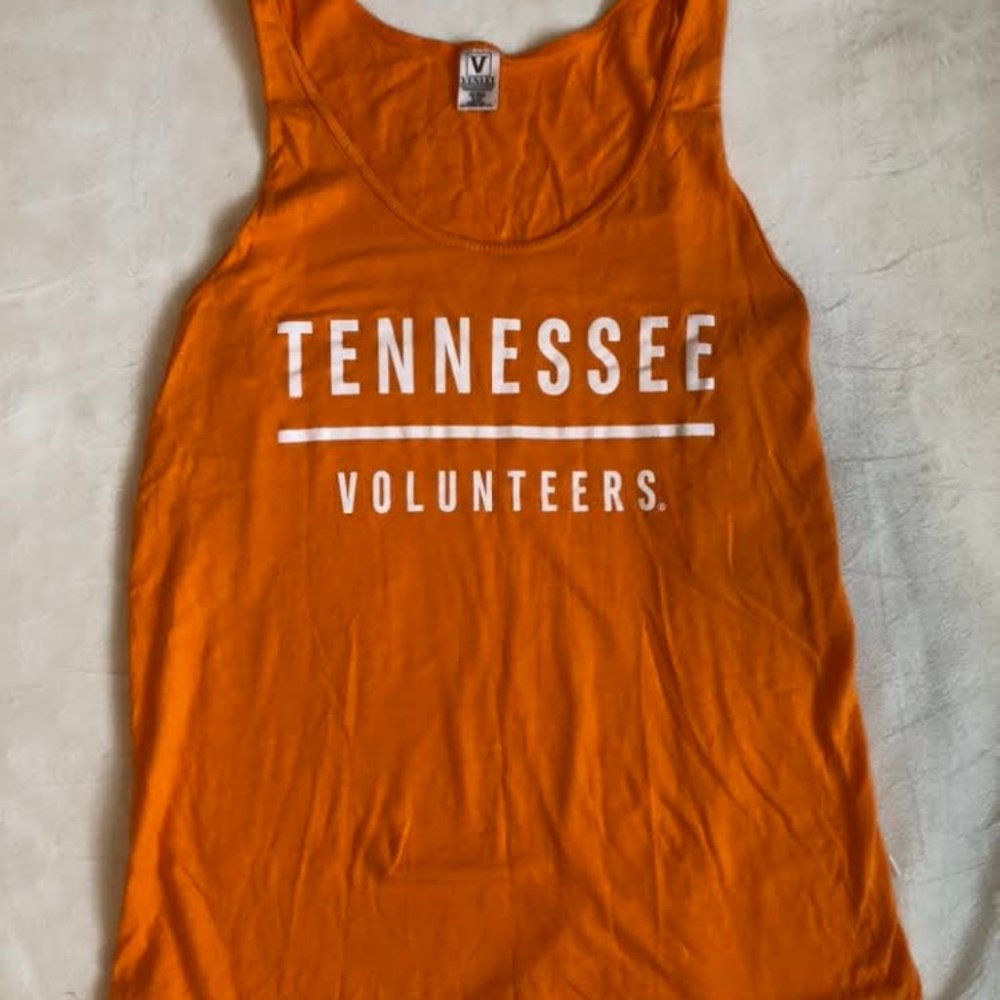 orange tennessee volunteers tank top